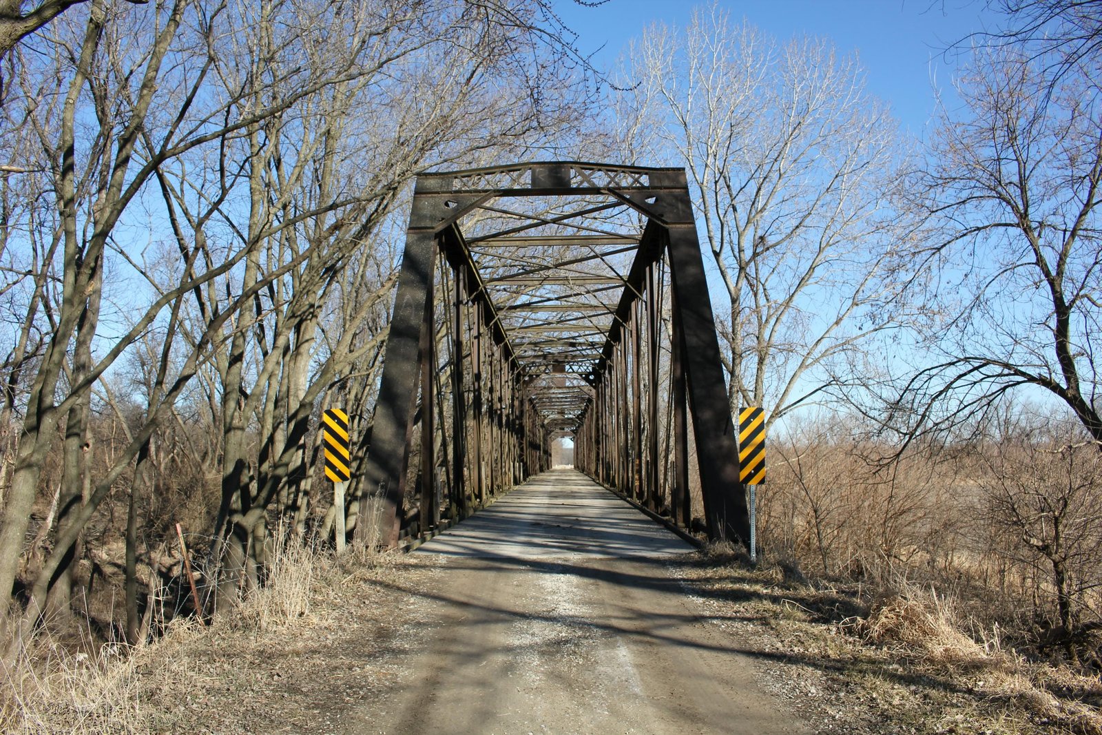 Looking east